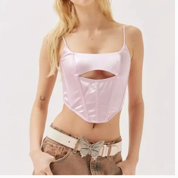 ⭐️ Out From Under Spitfire Sweettalk Cutout Chic Glam Girly Sexy Trendy Corset - Picture 1 of 4